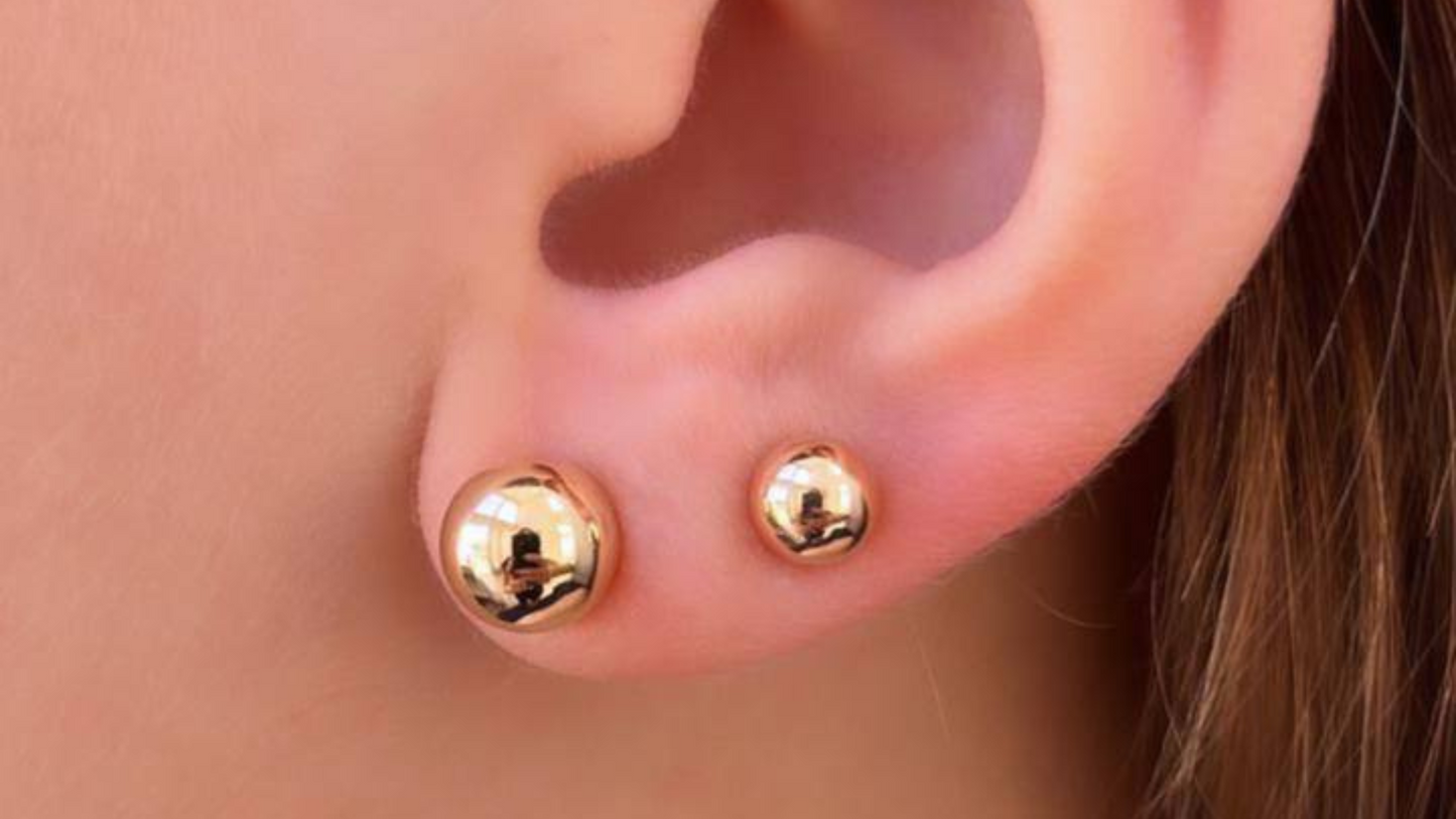 Ball Stud Earrings